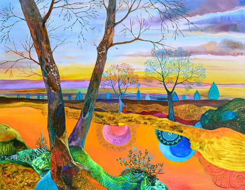 "New Horizons" di Silvia Pavlova, Pittura in vendita su Singulart