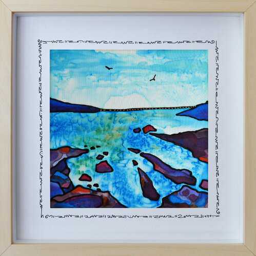 "Sky Blue Shores" di Silvia Pavlova, Altri media in vendita su Singulart