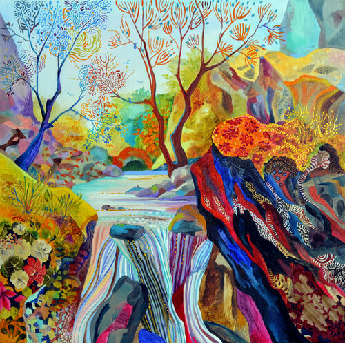 "Little Forest Magic" di Silvia Pavlova, Pittura in vendita su Singulart
