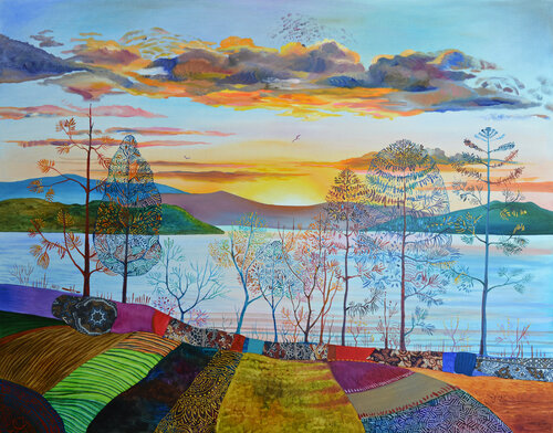 "I Will Wait For You There" di Silvia Pavlova, Pittura in vendita su Singulart