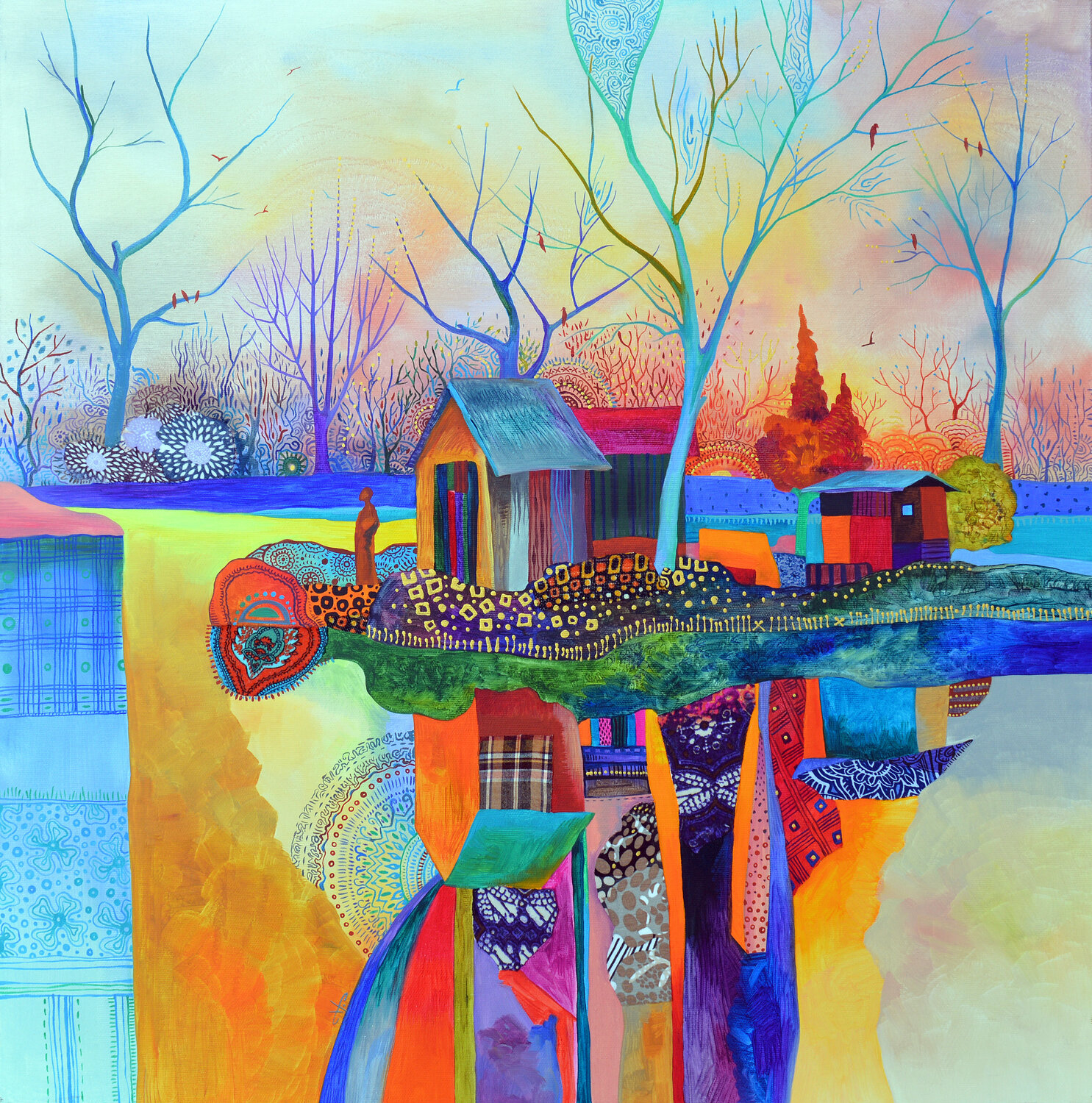 "Fairy Tale Of Anticipation" Silvia Pavlova Originalgemälde zu verkaufen