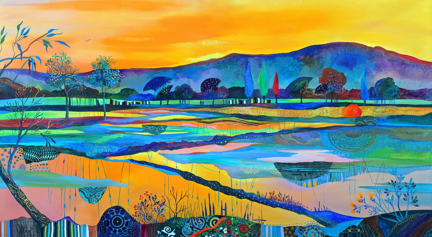 "Golden Sky" Silvia Pavlova