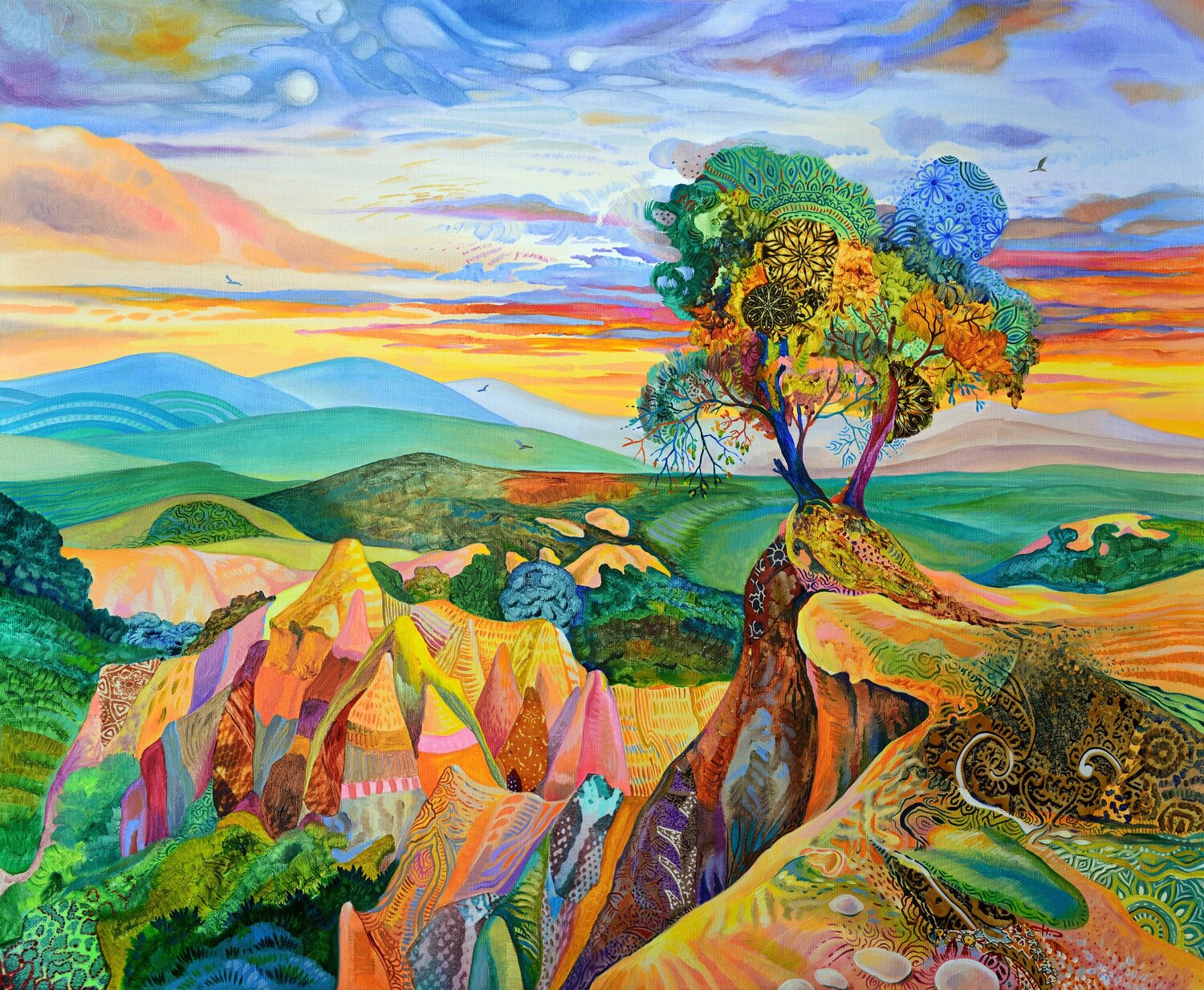"Over Sand Mountains" Silvia Pavlova