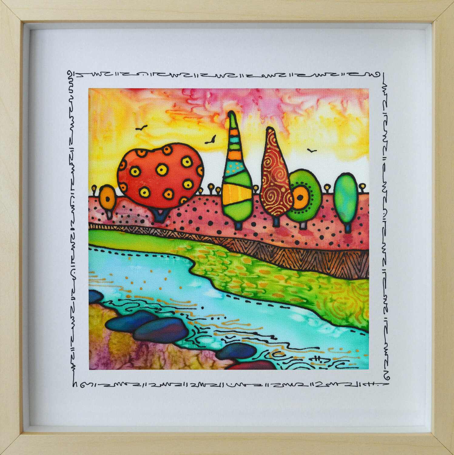 "Riverside In Bloom" Silvia Pavlova