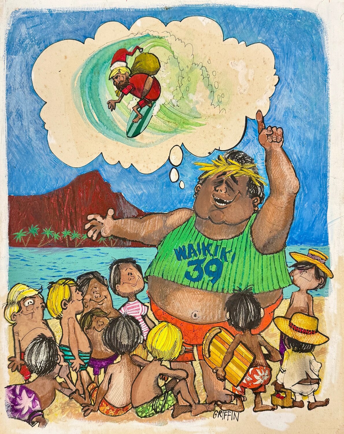 Rick Griffin's First Painting Rick Griffin