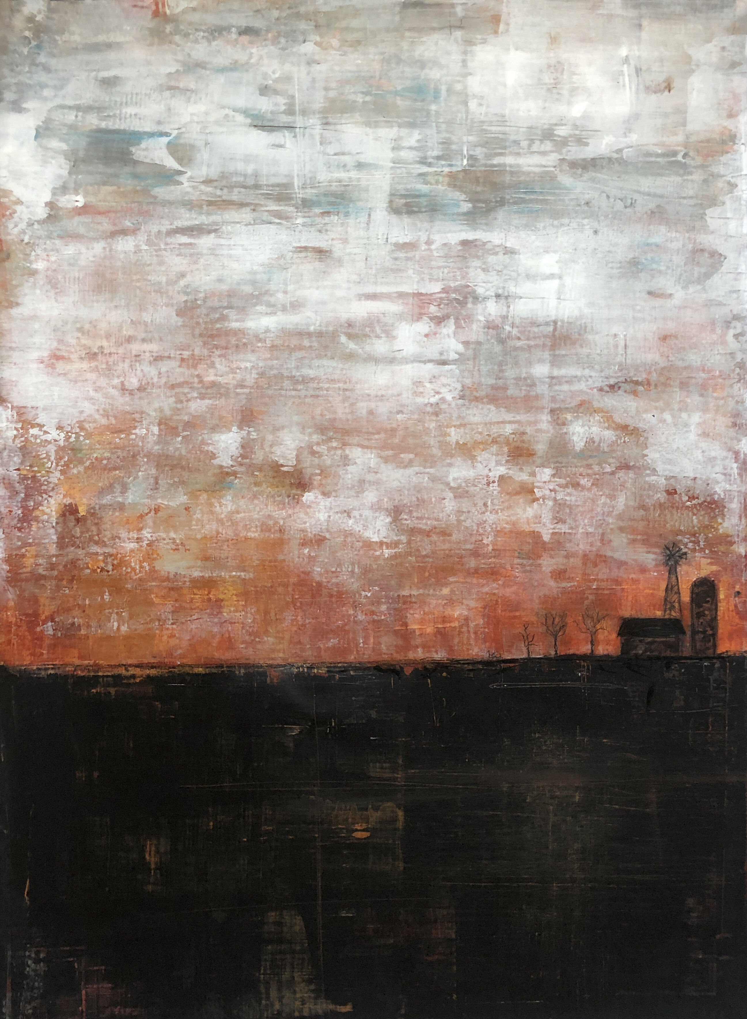 Thema bauernhaus Gemälde