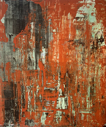 Intentions Of Red van Robert Tillberg, Schilderij te koop op Singulart