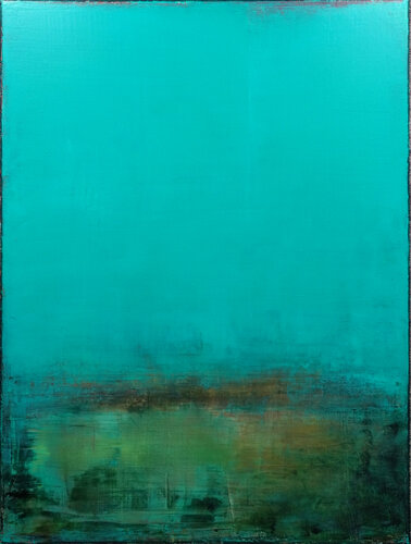 Serene In Green van Robert Tillberg, Schilderij te koop op Singulart
