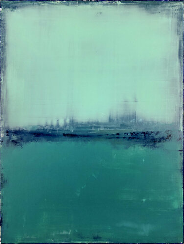 A Green Glow van Robert Tillberg, Schilderij te koop op Singulart