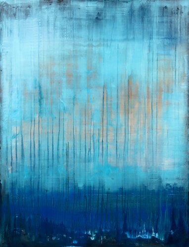 Looking Through Blue van Robert Tillberg, Schilderij te koop op Singulart