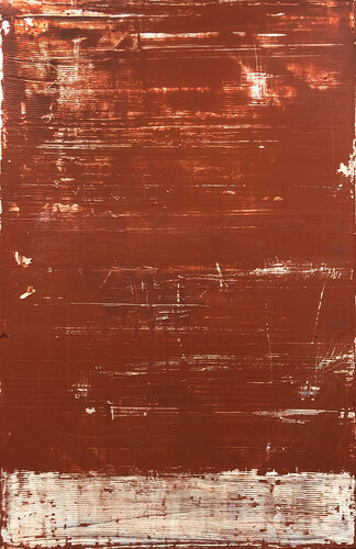 Old, Red, & Once Striped di Robert Tillberg, Pittura in vendita su Singulart