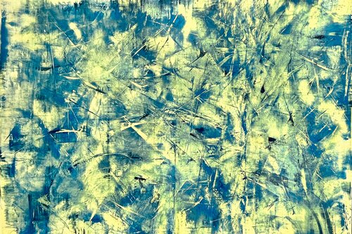 Blue Shadows On The Sun di Robert Tillberg, Pittura in vendita su Singulart