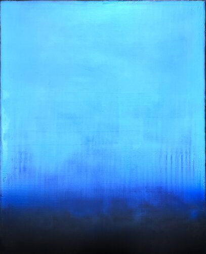 Illusions Of Blue par Robert Tillberg, Peinture en vente sur Singulart