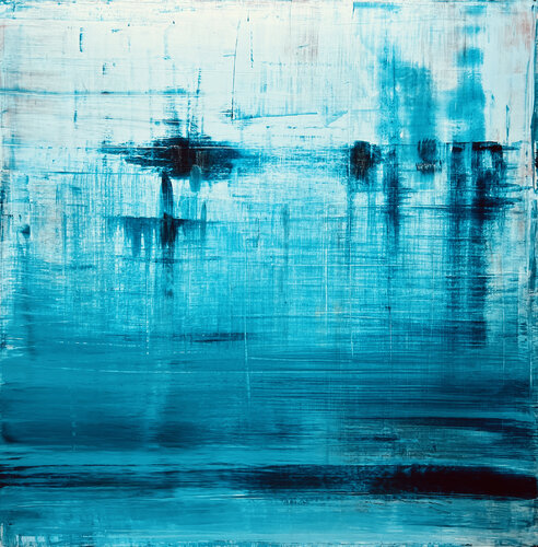 Aquatic Horizons par Robert Tillberg, Peinture en vente sur Singulart