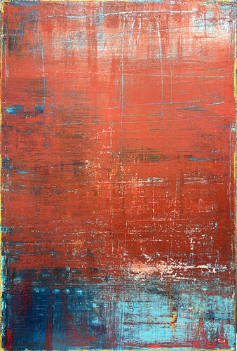 Wrecked In Red di Robert Tillberg, Pittura in vendita su Singulart