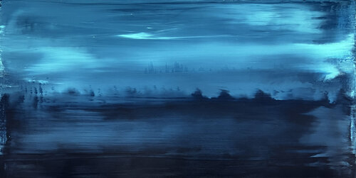 Blue Twilight di Robert Tillberg, Pittura in vendita su Singulart