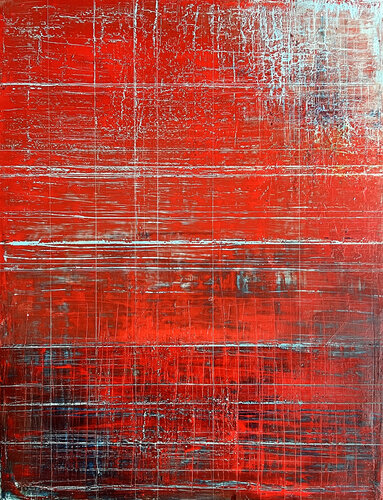 Double Crossed By Red di Robert Tillberg, Pittura in vendita su Singulart