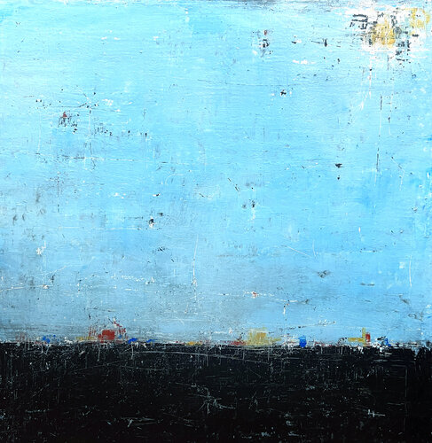 Small Town par Robert Tillberg, Peinture en vente sur Singulart