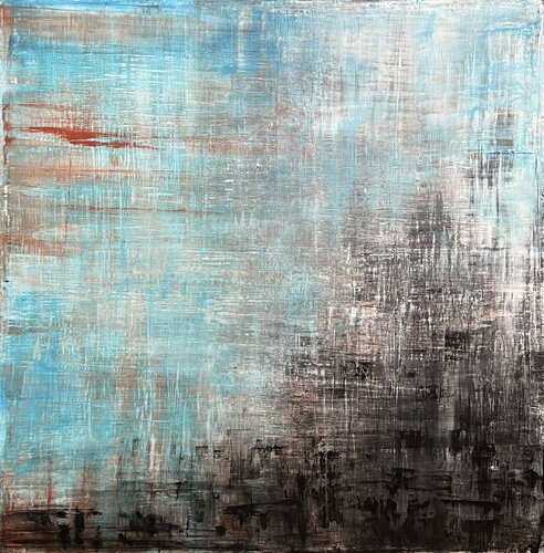 Castle In The Clouds par Robert Tillberg, Peinture en vente sur Singulart