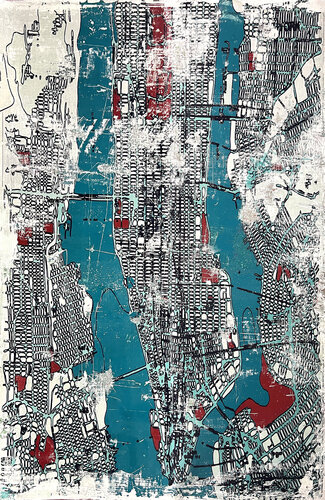Manhattan par Robert Tillberg, Peinture en vente sur Singulart