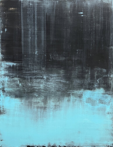 Charcoal & Blue par Robert Tillberg, Peinture en vente sur Singulart