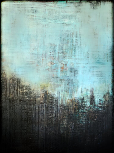 Softly Scraping The Sky par Robert Tillberg, Peinture en vente sur Singulart