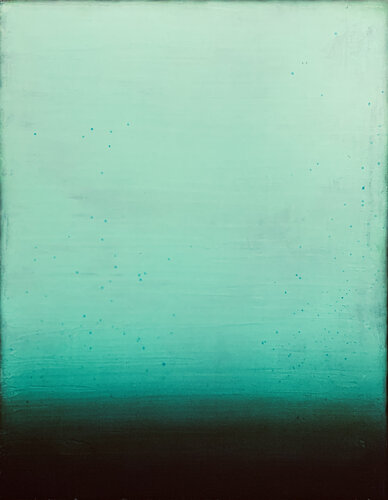 Serene In Green von Robert Tillberg, Malerei kaufen auf Singulart