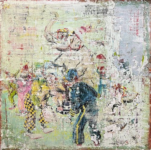 Panic At The Circus par Robert Tillberg, Peinture en vente sur Singulart