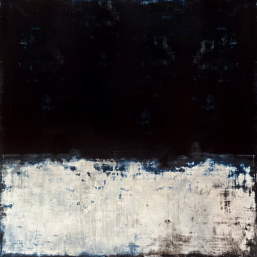 Black, White, & A Touch Of Blue von Robert Tillberg, Malerei kaufen auf Singulart