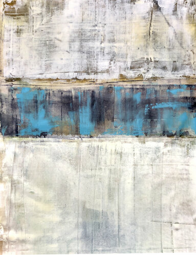 Weathered White & Blue van Robert Tillberg, Schilderij te koop op Singulart