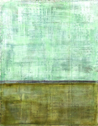 Greens Of Contrast van Robert Tillberg, Schilderij te koop op Singulart