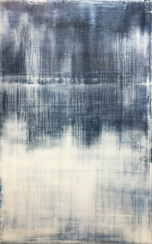 Industrial Blue & White van Robert Tillberg, Schilderij te koop op Singulart