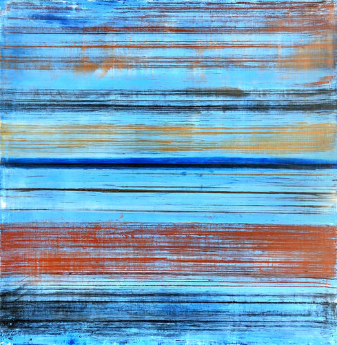 Retro Striped van Robert Tillberg, Schilderij te koop op Singulart
