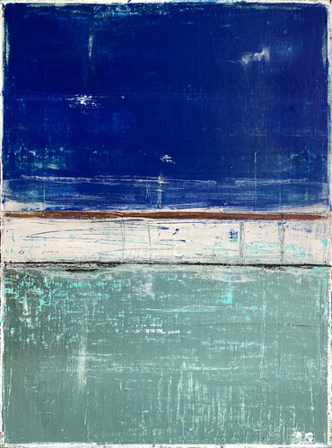 Back Between The Blue & Green van Robert Tillberg, Schilderij te koop op Singulart