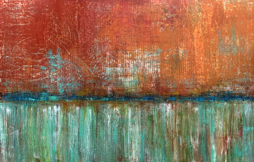 Industrial Sunset van Robert Tillberg, Schilderij te koop op Singulart