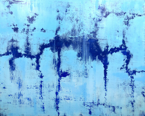 Blue Erosion van Robert Tillberg, Schilderij te koop op Singulart