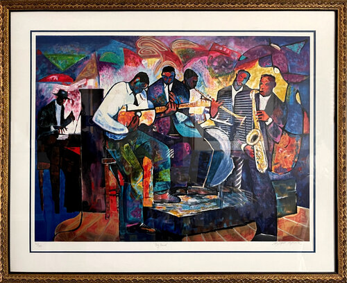 Big Band van William Tolliver, Afdruk te koop op Singulart