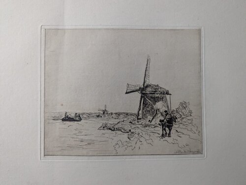 Le chemin de halage / The Towpath by Johan Barthold Jongkind, 인쇄 for Sale on Singulart