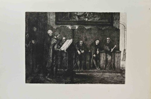 Le Lutrin di Léon Augustin Lhermitte, Stampa in vendita su Singulart
