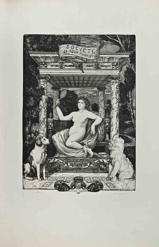 Frontispice de la Société des Aquafortistes by Léon Augustin Lhermitte, Print for Sale on Singulart