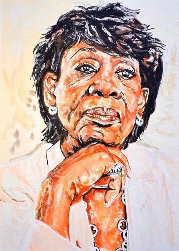 Maxine Waters di Patrick Smith, Pittura in vendita su Singulart