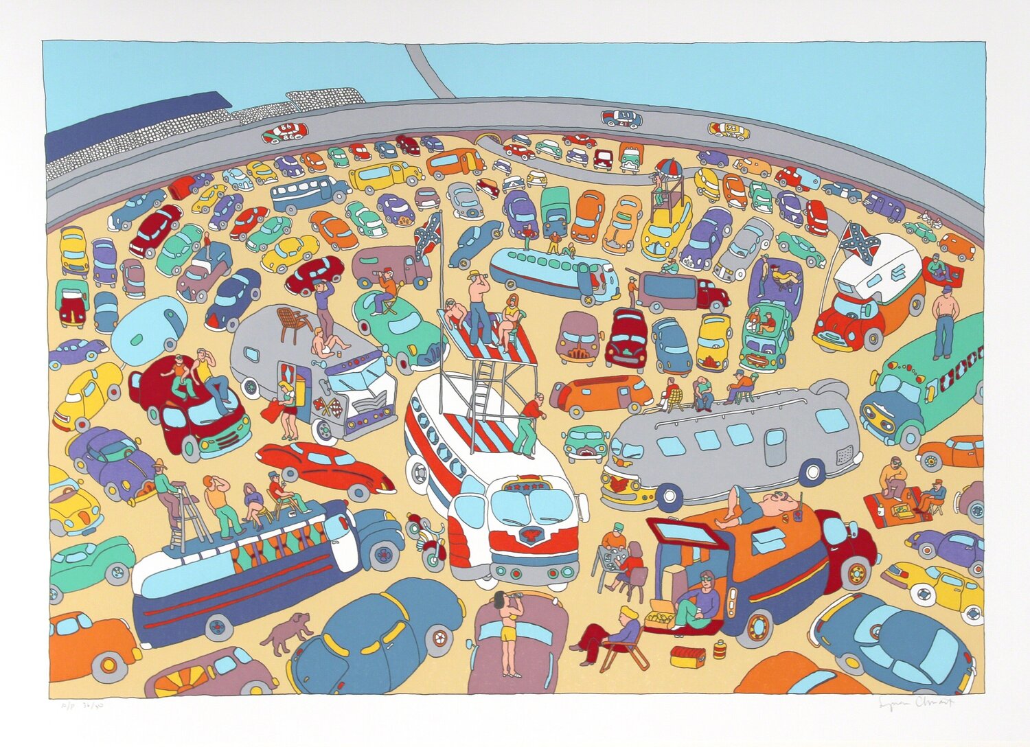 Daytona 500 Seymour Chwast