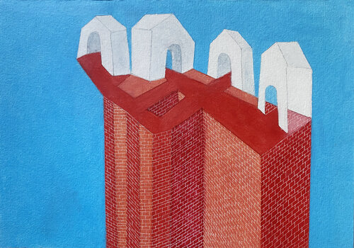 Promenade by Dorine Knecht, 종이 for Sale on Singulart