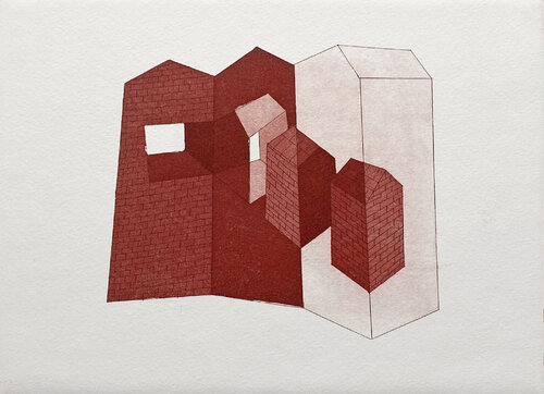 A l'écoute par Dorine Knecht, Œuvre sur papier en vente sur Singulart