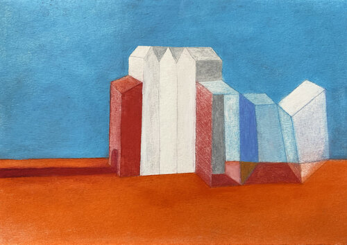 Carambolage par Dorine Knecht, Œuvre sur papier en vente sur Singulart