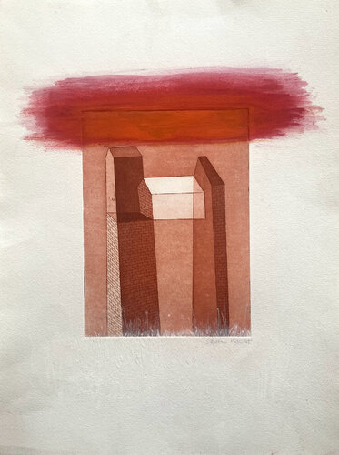 Refuge IV by Dorine Knecht, Work on Paper for Sale on Singulart