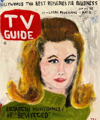 Elizabeth Montgomery- TV Guide di Tyler Casey, Pittura in vendita su Singulart