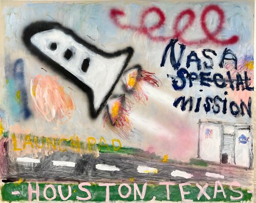 NASA di Tyler Casey, Pittura in vendita su Singulart