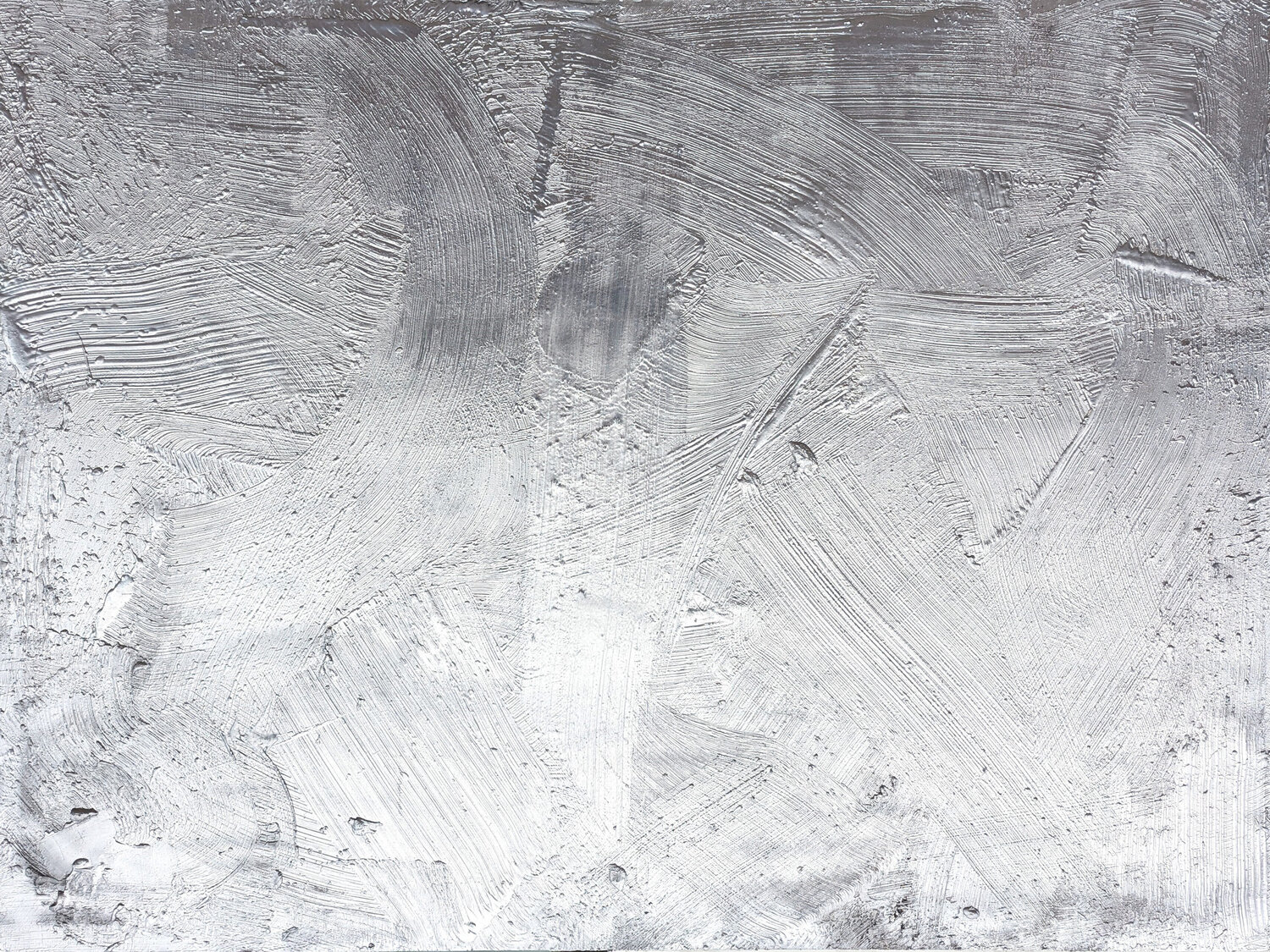 "Quicksilver" Large Contemporary Abstract Metallic Silver Gestural Painting Matt Aston Originalgemälde zu verkaufen