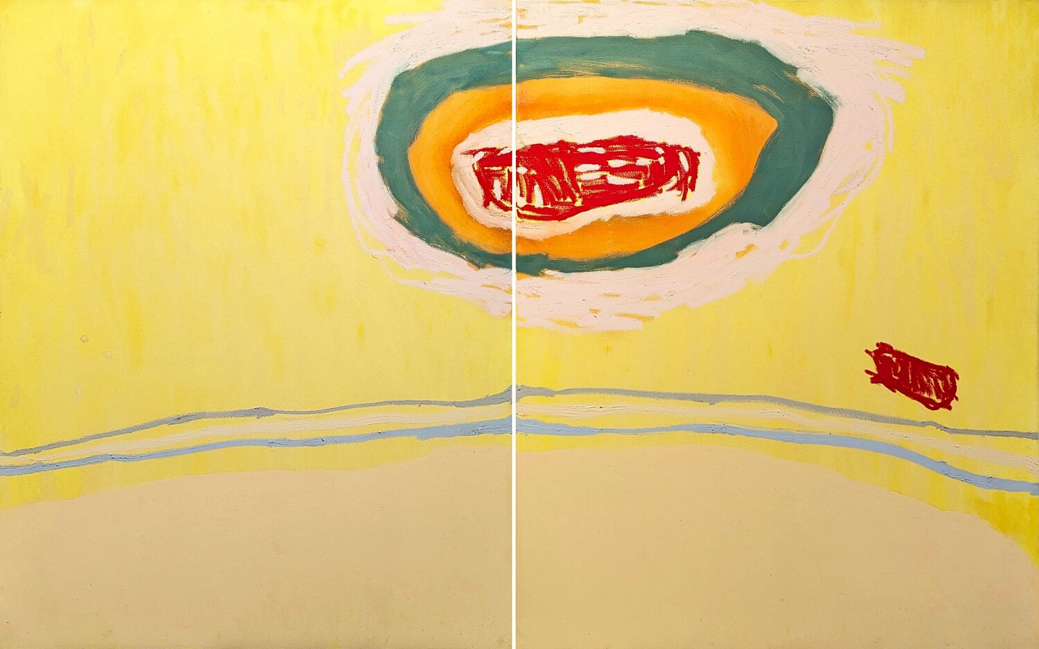 Mars Rising Over Flesh Benji Stiles Dipinto originale in vendita
